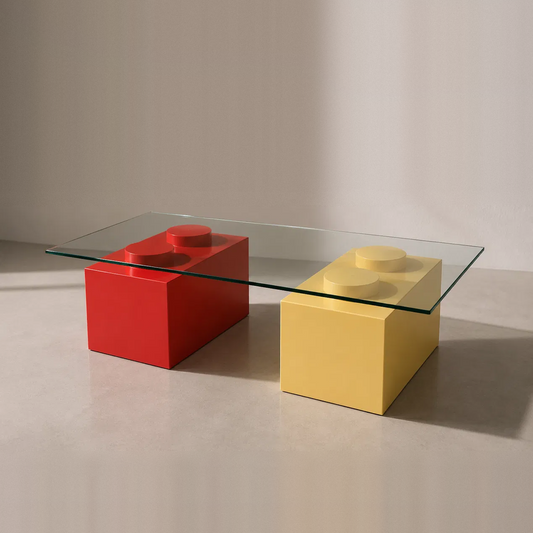 Stacked Brick Coffee Table